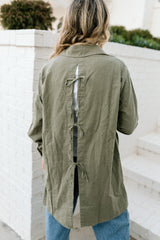 Linen Button Down