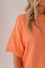 Oversized Short Sleeve Sweater