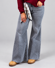 Hendrix Grey Wide-Leg Jeans