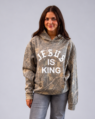 Jesus Is King Camo Hoodie