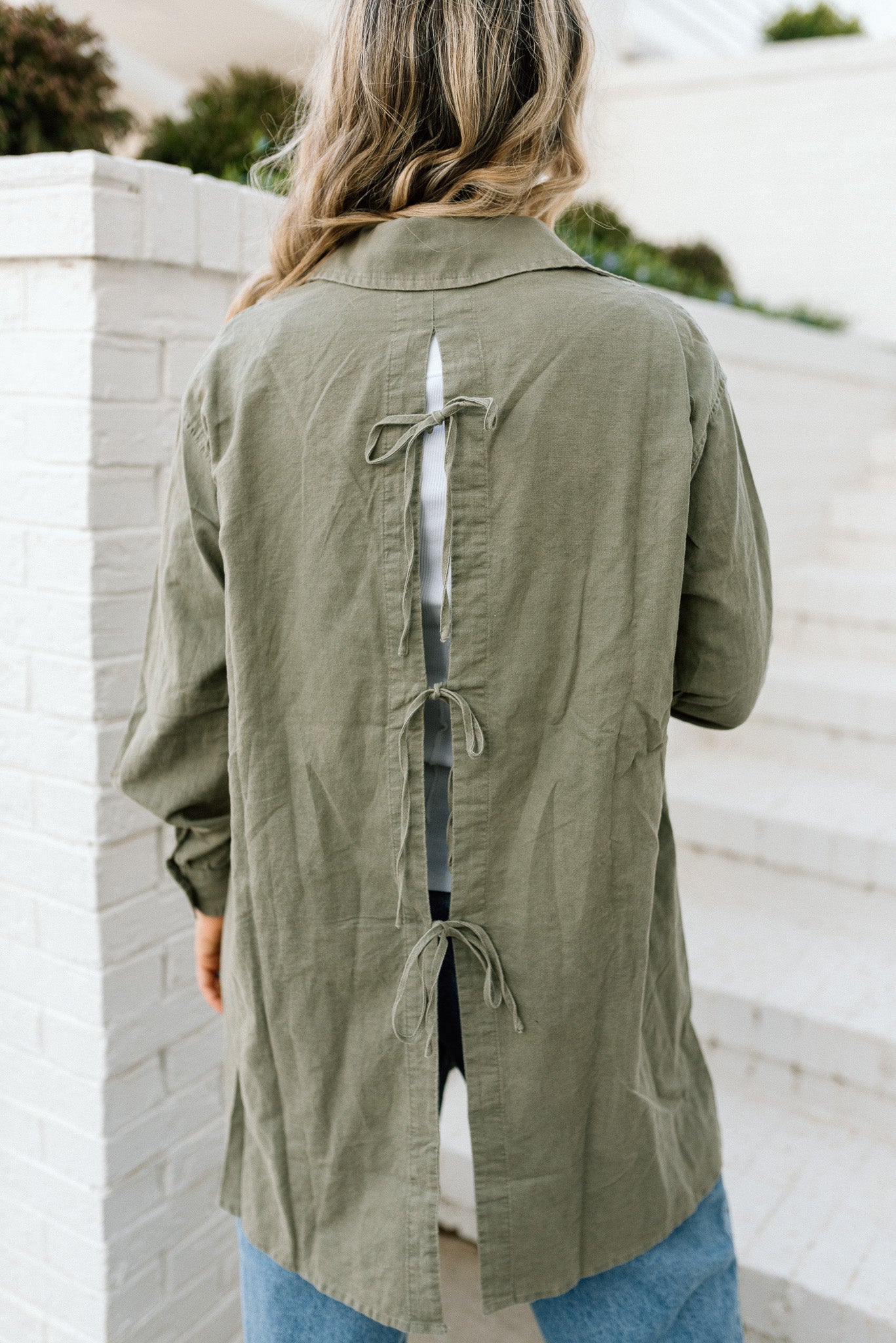 Linen Button Down