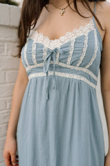 Lace Detail Maxi Dress