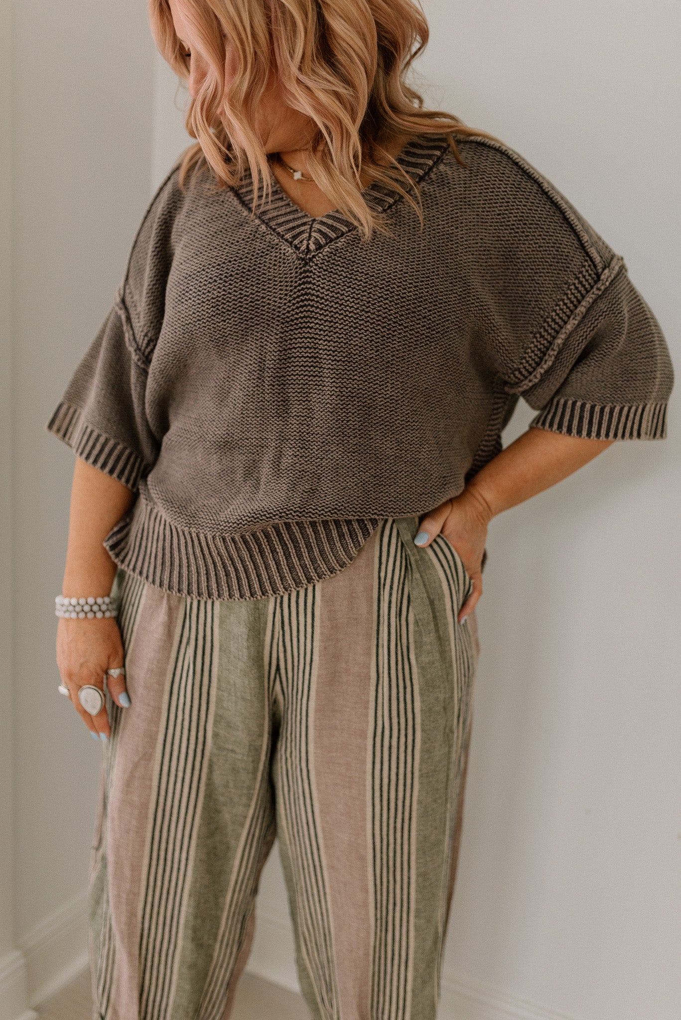 Vintage V-Neck Sweater