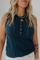 Pointel Sweater Tank