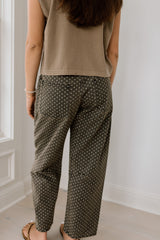 Polka Dot Barrel Pants