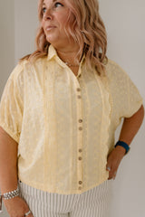 Lace Applique Blouse Pilcro