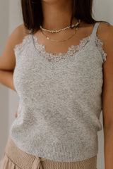 Cashmere Blended Tank Top