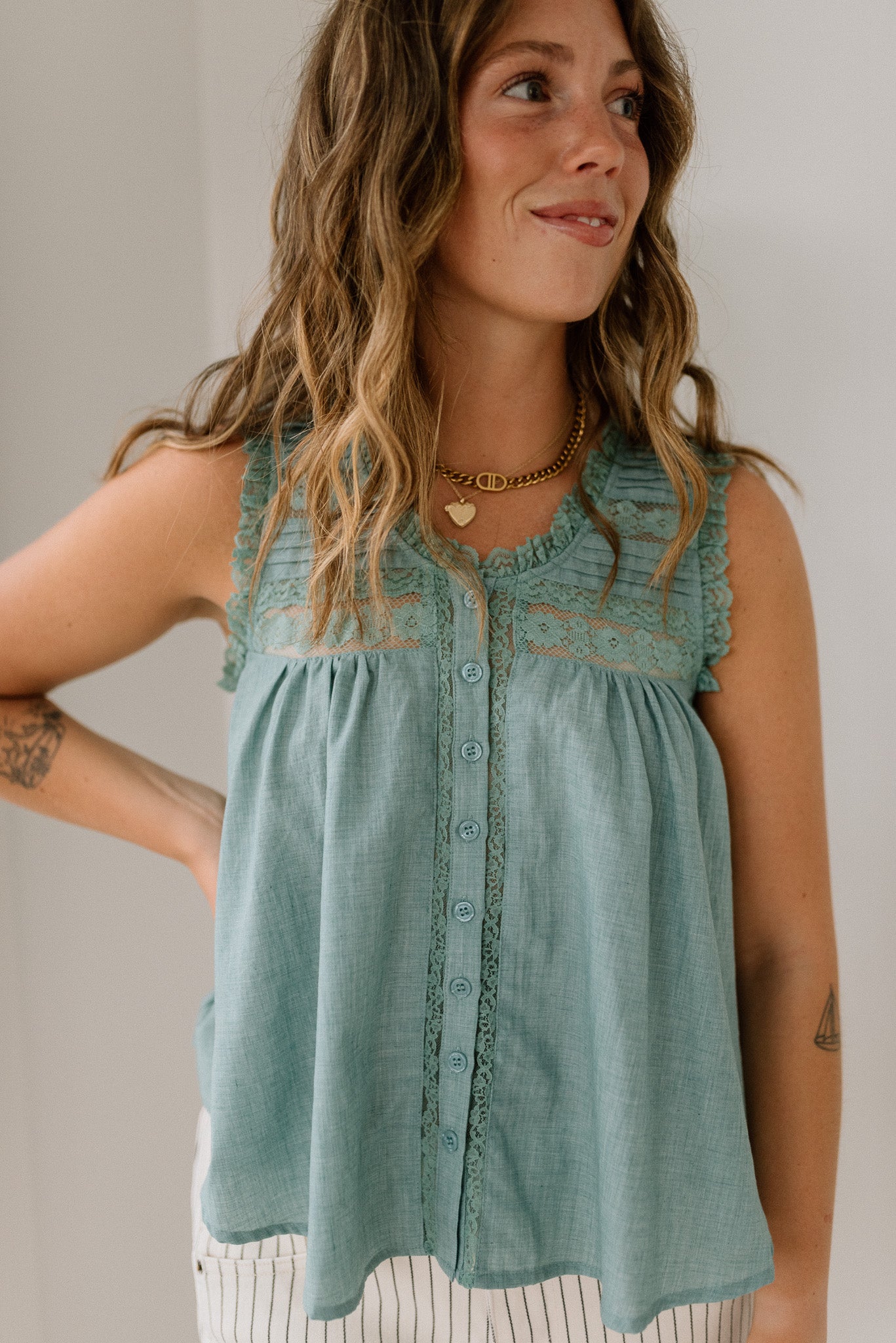 Boho Style Sleeveless Top