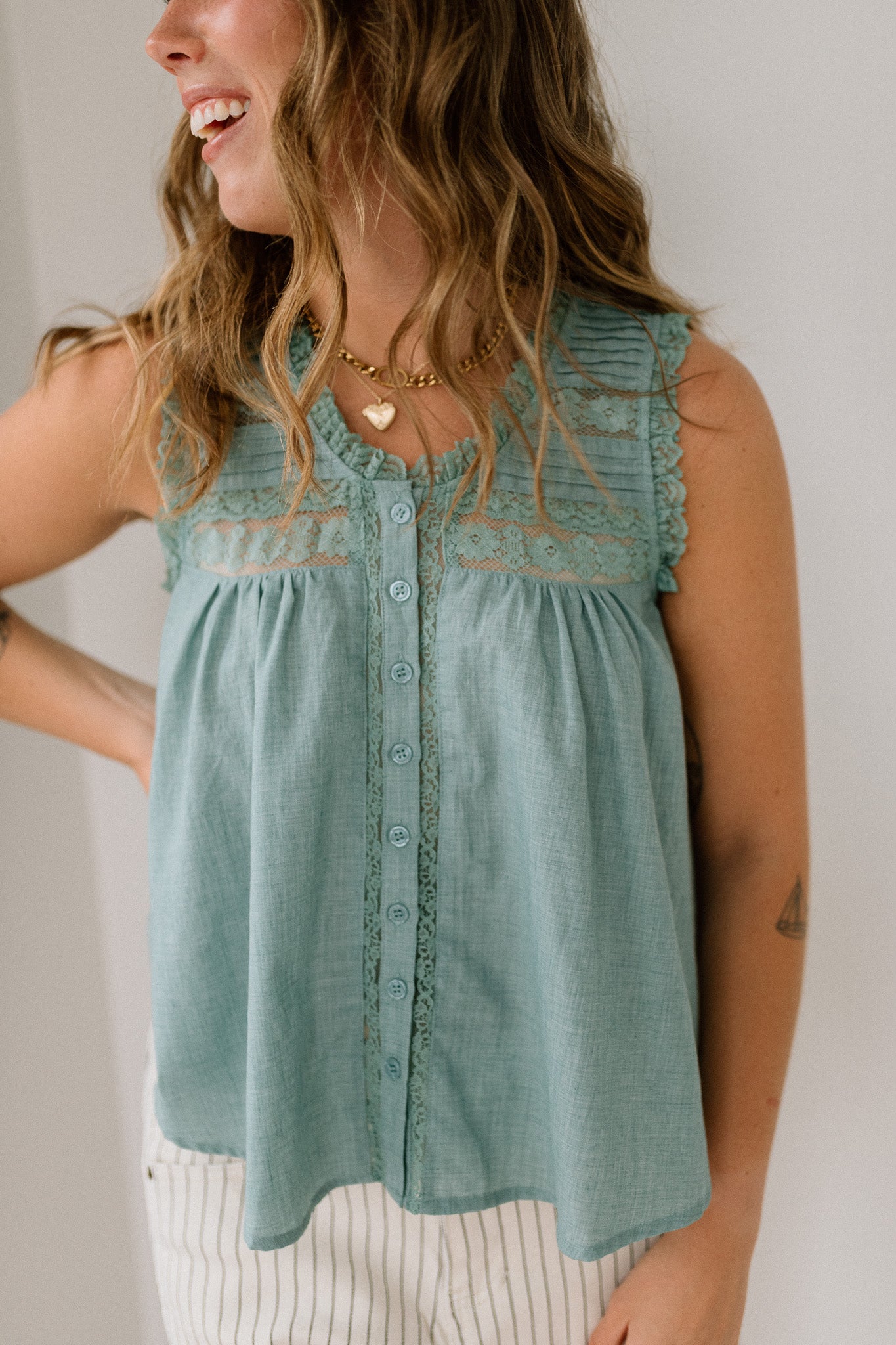 Boho Style Sleeveless Top