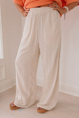 Linen Pull On Pants