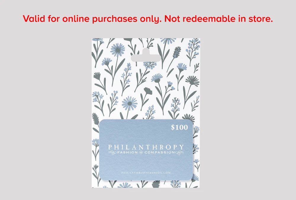 Philanthropy Online Gift Card