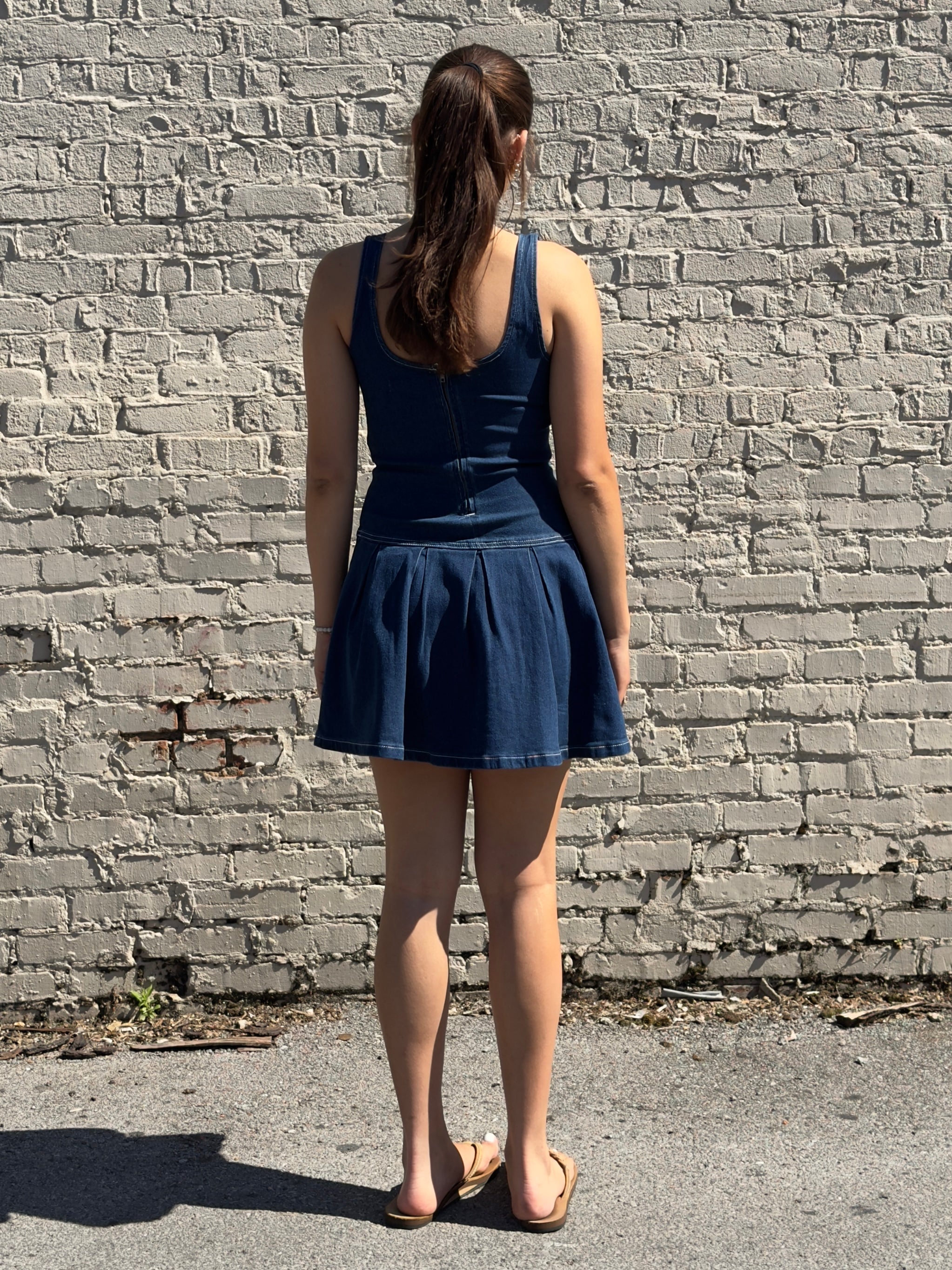 Cowgirl Denim Mini Dress