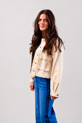 Rey Cropped Chore Jacket
