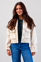 Rey Cropped Chore Jacket