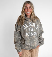 Jesus Is King Camo Hoodie